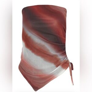 Quiz Strapless Tie-Dye Tube Top